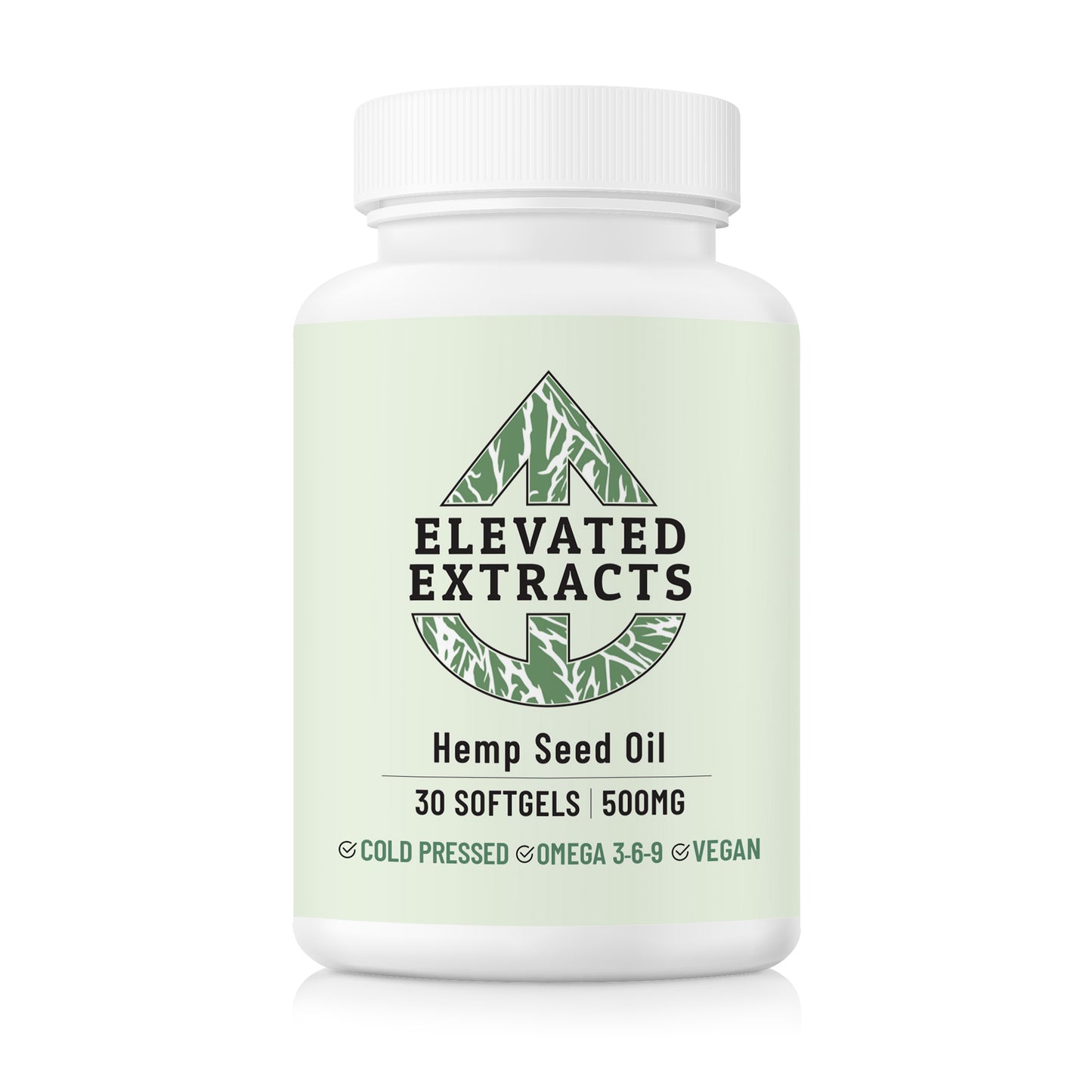 Elevated Extracts Hemp Seed Oil - 30 Softgels (500mg)